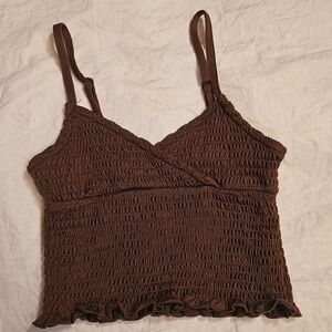 Rue21 Brown Crop Top Size XS